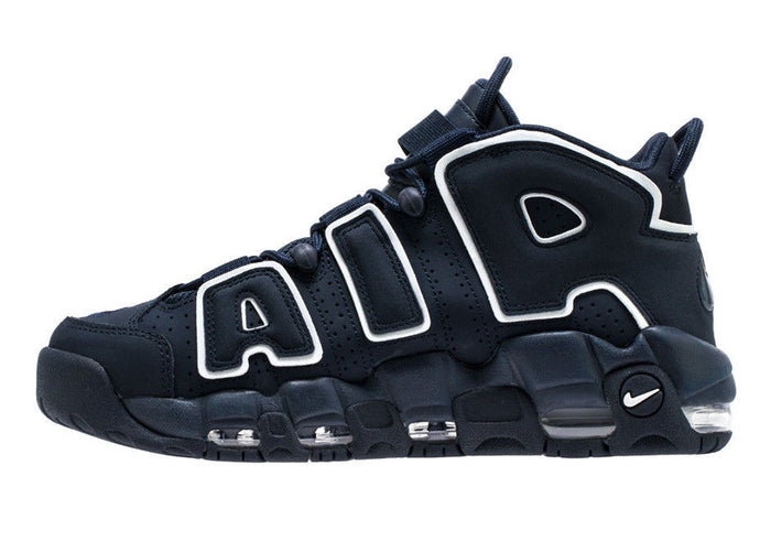 Nike Air More Uptempo 96 Obsidian size 11.5. White Navy. 921948-400.